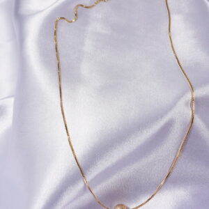 Colar bola craquelada