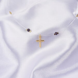 Colar nylon cruz lisa