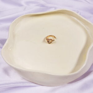 Piercing fake coração colorido