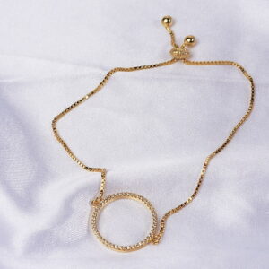 Pulseira círculo com regulagem